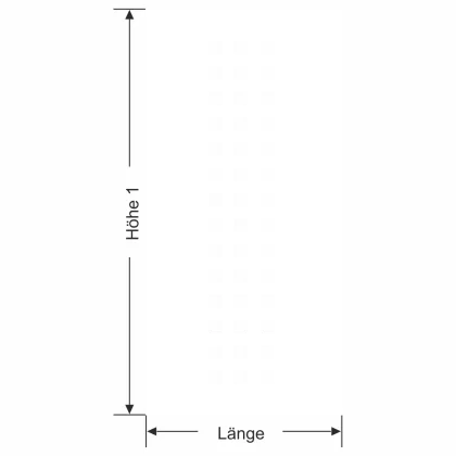 Glastür Milchglasfolie Quadrate - Ansicht Farbauswahl