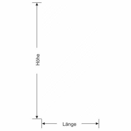 Glastür Milchglasfolie Schrägstreifen 3/1 - Ansicht Farbauswahl und Anleitung zur Größenberechnung