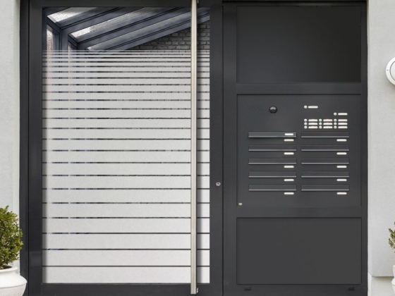 Preview: Glastür Sichtschutzfolie Verlauf