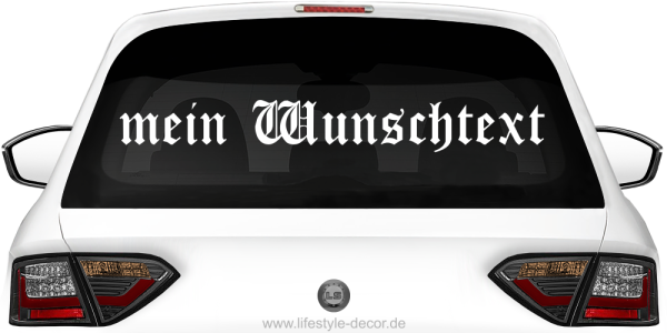 Preview: Auto Aufkleber Freitext Nr. 23 Preview: Auto Aufkleber Freitext Nr. 23