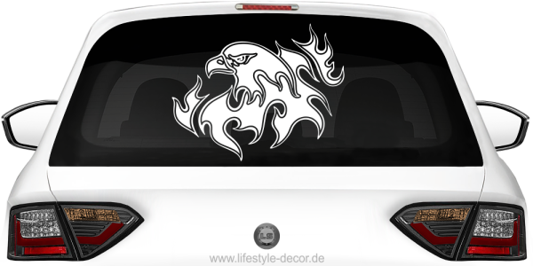 Preview: Autotattoo Brennender Vogel