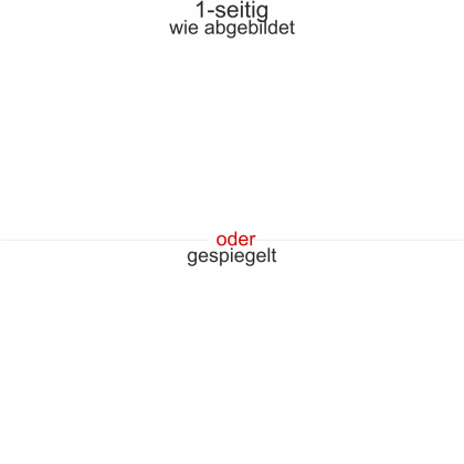 Preview: Heckscheibenaufkleber Fußballspieler