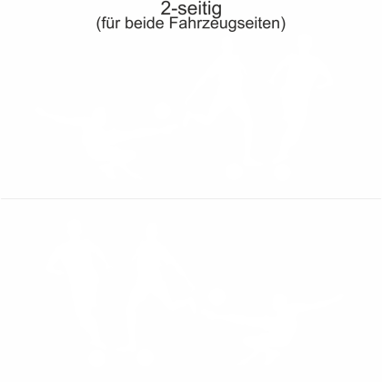 Heckscheibenaufkleber Fußballspieler