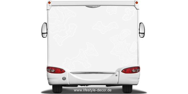 Preview: Höhenlinien Aufkleber für Auto Preview: Höhenlinien Aufkleber für Auto