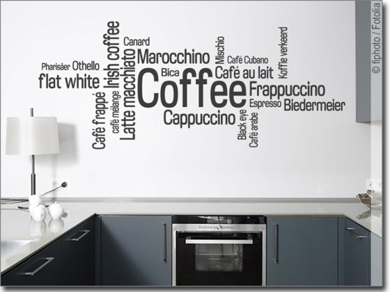 Preview: Wandtattoo Coffee