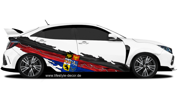 Preview: Auto Klebefolie Flagge Ostfriesland Preview: Auto Klebefolie Flagge Ostfriesland