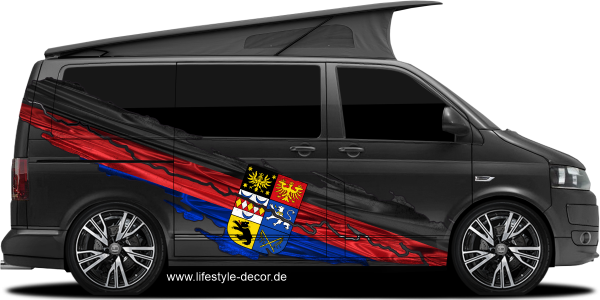Preview: Auto Klebefolie Flagge Ostfriesland Preview: Auto Klebefolie Flagge Ostfriesland