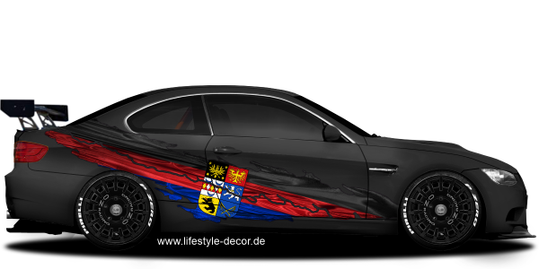 Preview: Auto Klebefolie Flagge Ostfriesland Preview: Auto Klebefolie Flagge Ostfriesland