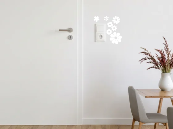 Lichtschalter Deko Motiv 4 Blume