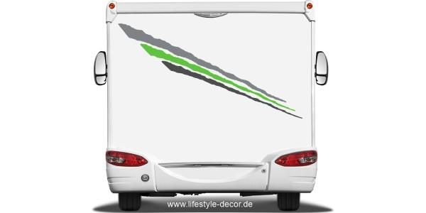 Preview: Mehrfarbige Zierstreifen Camper Preview: Mehrfarbige Zierstreifen Camper