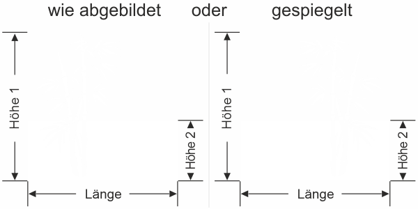 Preview: Milchglas Sichtschutzfolie Bambuspflanze Preview: Milchglas Sichtschutzfolie Bambuspflanze