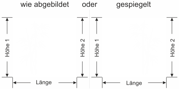 Preview: Milchglas Sichtschutzfolie Bambuspflanze Preview: Milchglas Sichtschutzfolie Bambuspflanze