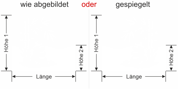 Preview: Milchglasfolie Bambusstängel mit Zen Steinen