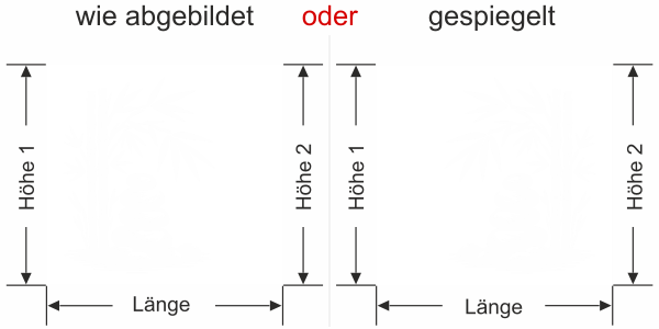 Preview: Milchglasfolie Bambusstängel mit Zen Steinen