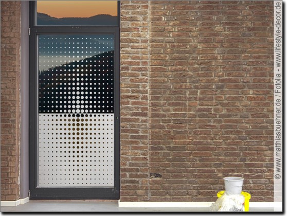 Preview: Fensterfolie Form aus Kreisen Preview: Fensterfolie Form aus Kreisen