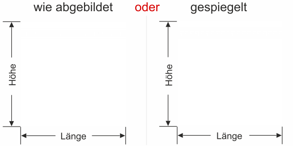 Preview: Milchglasfolie Gewerbe Bordüre Griechenland - Ansicht Ausrichtung mit Farbauswahl