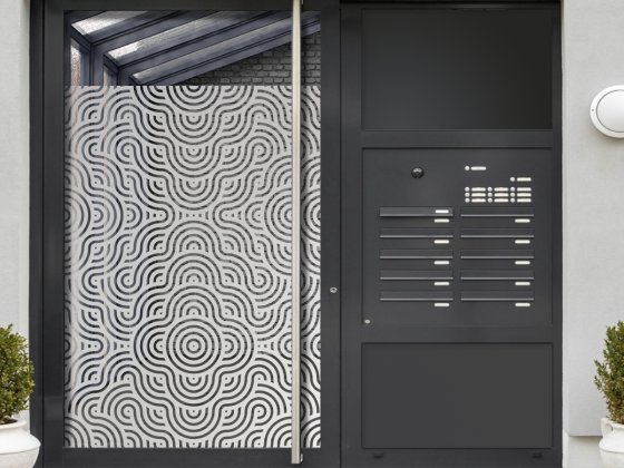 Preview: Milchglasfolie Gewerbe Circle Motion