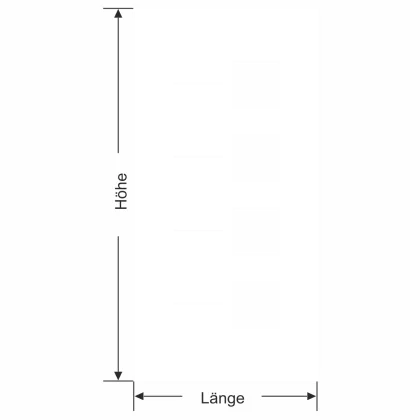 Milchglasfolie Gewerbe Quadratdesign - Ansicht Farbauswahl
