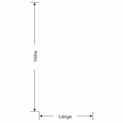 Milchglasfolie Gewerbe Strukturmuster - Ansicht Farbauswahl und Anleitung zur Größenberechnung