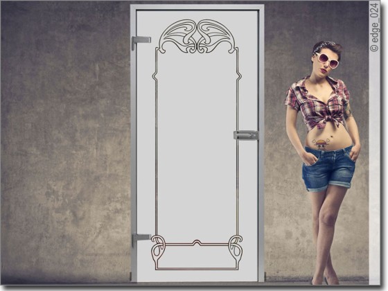 Preview: Sichtschutzfolie Jugendstil