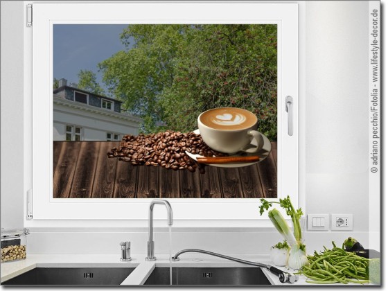 Preview: Milchglasfolie Kaffeetasse