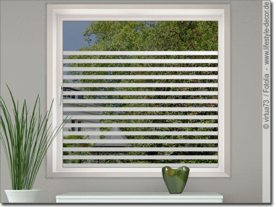 Preview: Milchglasfolie Streifen 3/3 cm Preview: Milchglasfolie Streifen 3/3 cm