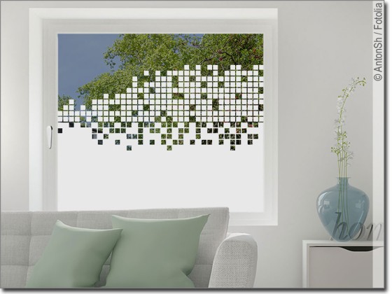 Preview: Milchglasfolie Quadrate Preview: Milchglasfolie Quadrate