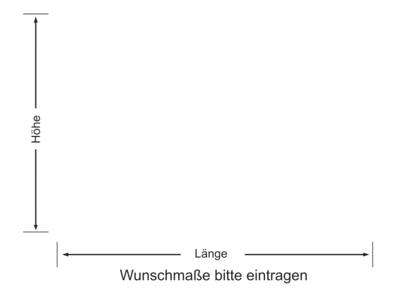 Preview: Fensterfolie Windrose mit Bergen