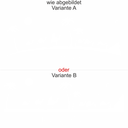 Preview: Möbelsticker Wüste - Ansicht Ausrichtung und Farbauswahl