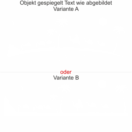 Preview: Möbelsticker Wüste - Ansicht Ausrichtung und Farbauswahl