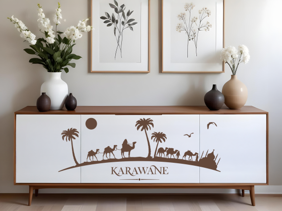 Preview: Möbelaufkleber Karawane