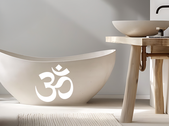 Preview: Möbeltattoo mit Om Zeichen - Ansicht Farbauswahl