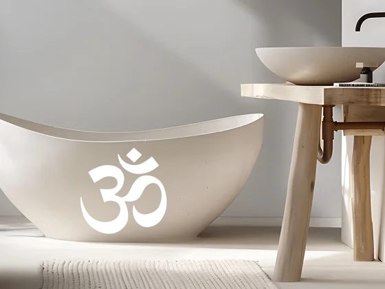 Möbeltattoo mit Om Zeichen - Ansicht Farbauswahl