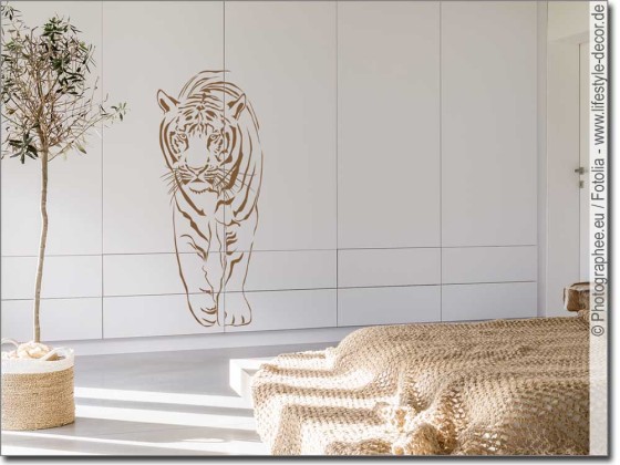 Preview: Möbelaufkleber Raubkatze