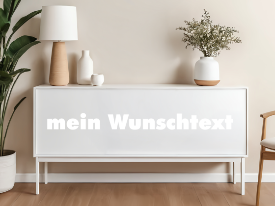 Preview: Möbelaufkleber Wunschtext | 24