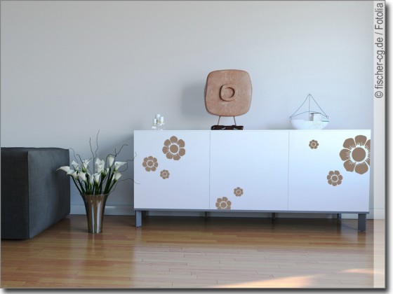 Preview: Möbeldeko Blumen Set