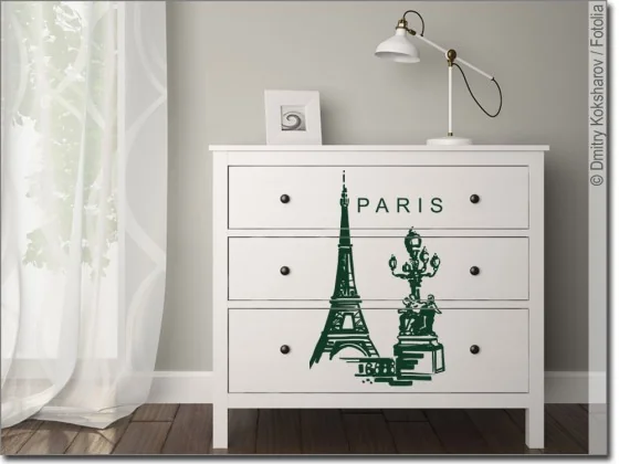 Möbeldekor Eiffelturm