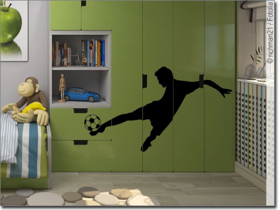 Preview: Möbeldekor Fußballspieler