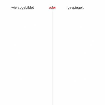 Preview: Möbeldekor Kunstvoller Blätterzweig Preview: Möbeldekor Kunstvoller Blätterzweig