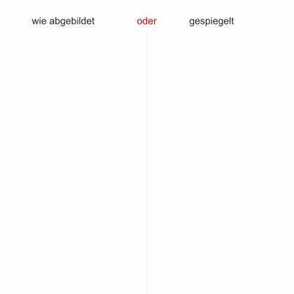 Preview: Selbstklebende Möbelfolie mit Traumfänger - Ansicht Ausrichtung und Farbauswahl
