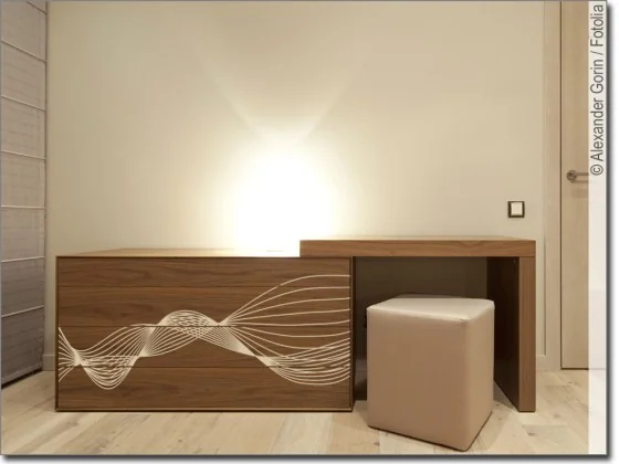 Möbelfolie Wellen - Folie für Möbel moderne Wellen