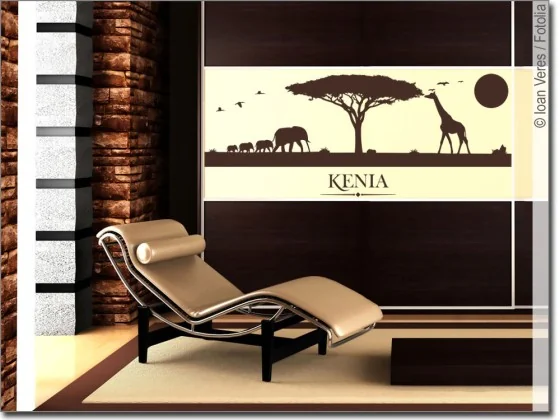 Möbelsticker Landschaft Kenia