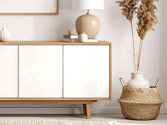 Ansicht Farbauswahl Möbelsticker Windrose