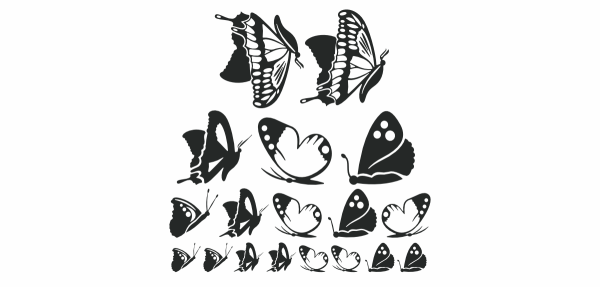 Preview: Möbelsticker XXL Schmetterlingstraum