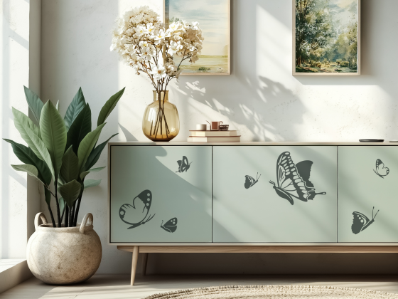 Preview: Möbelsticker XXL Schmetterlingstraum