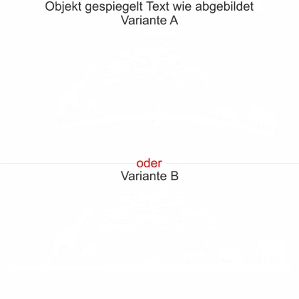 Möbelsticker Afrika - Ansicht Ausrichtung und Farbauswahl