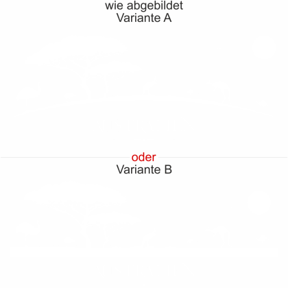 Preview: Möbelsticker Landschaft Australien - Ansicht Ausrichtung - Variante und Farbauswahl