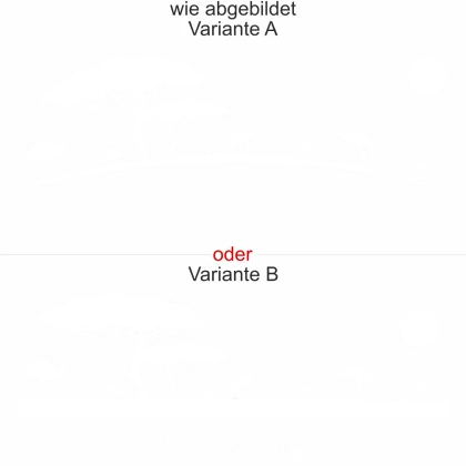 Möbelsticker Landschaft Australien - Ansicht Ausrichtung - Variante und Farbauswahl