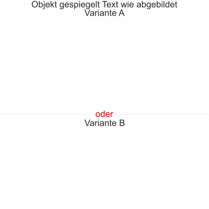 Preview: Möbelsticker Landschaft Australien - Ansicht Ausrichtung - Variante und Farbauswahl