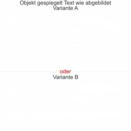 Möbelsticker Landschaft Australien - Ansicht Ausrichtung - Variante und Farbauswahl